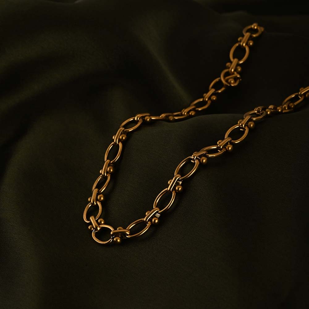 Golden Interlock Chain