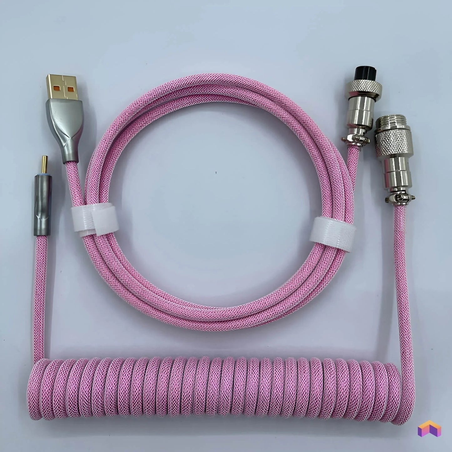 Cable enroulé pour clavier mécanique - Déco Gaming