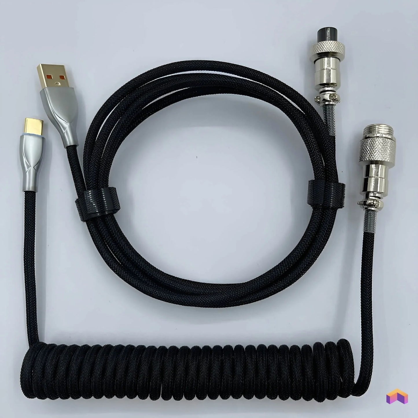 Cable enroulé pour clavier mécanique - Déco Gaming