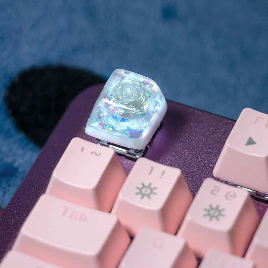 Keycap Rose Gelée - Déco Gaming