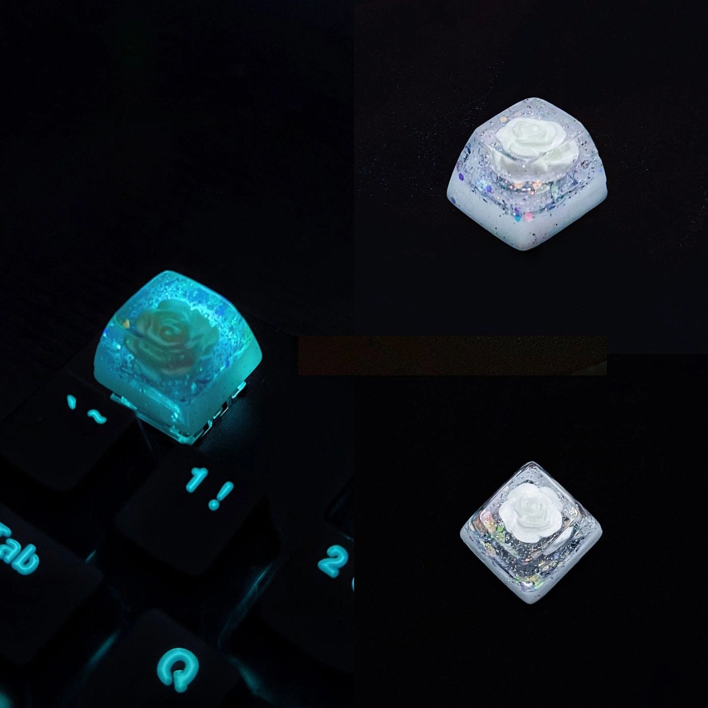 Keycap Rose Gelée - Déco Gaming